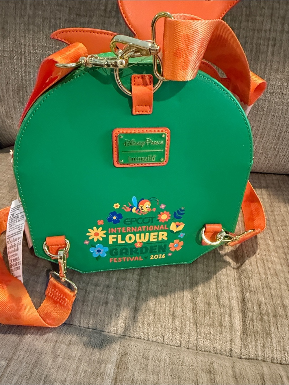 Disney’s EPCOT Flower & Garden Orange Bird Crossbody Bag 2026 - Picture 4 of 13